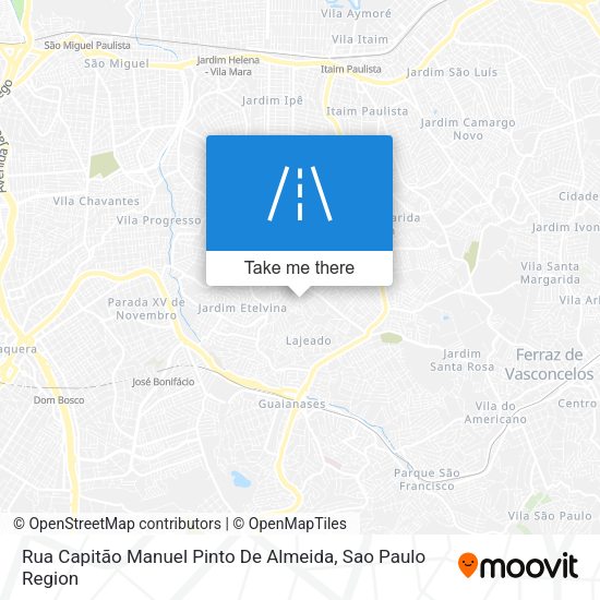 Rua Capitão Manuel Pinto De Almeida map