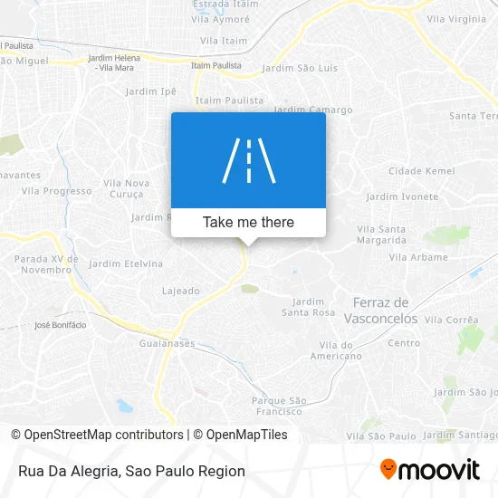 Rua Da Alegria map