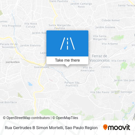 Rua Gertrudes B Simon Mortelli map