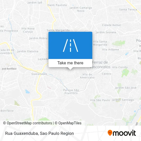 Rua Guaxenduba map