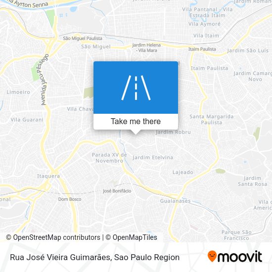 Rua José Vieira Guimarães map