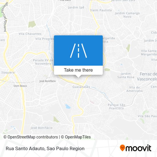 Rua Santo Adauto map