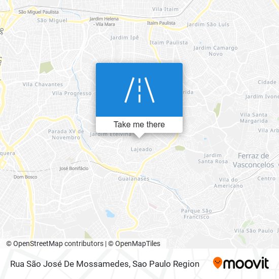 Rua São José De Mossamedes map