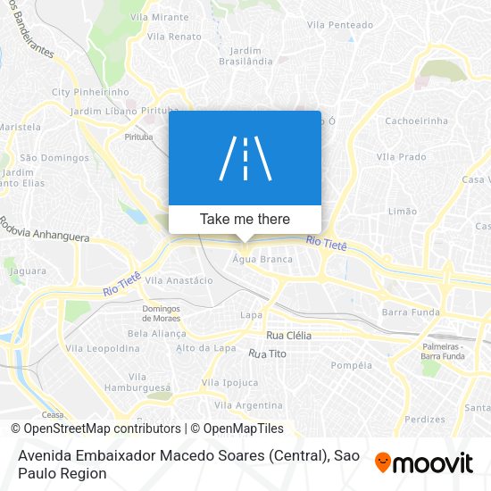 Avenida Embaixador Macedo Soares (Central) map