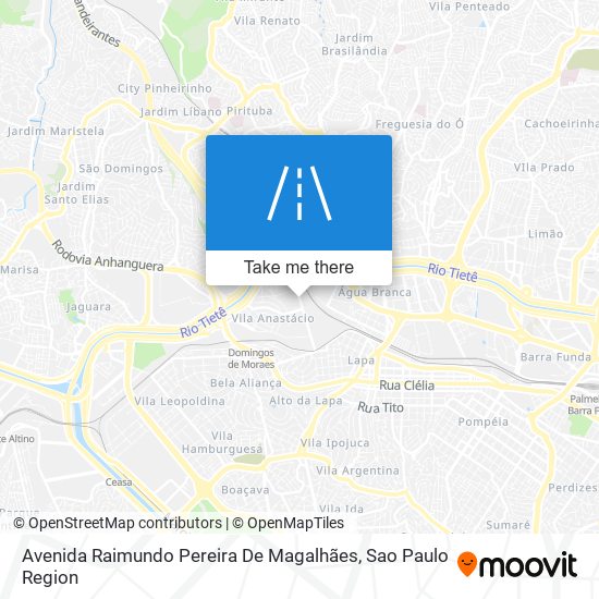 Avenida Raimundo Pereira De Magalhães map