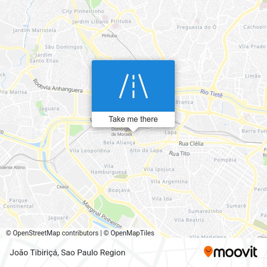 João Tibiriçá map