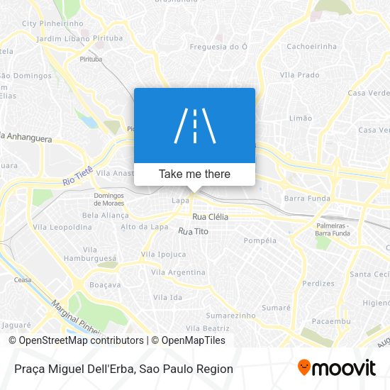 Praça Miguel Dell'Erba map