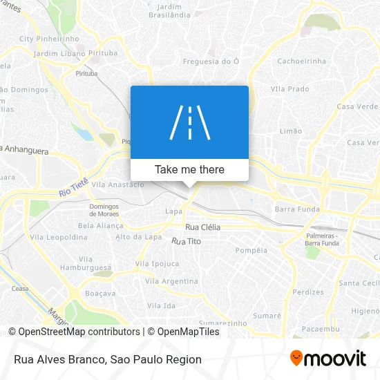 Rua Alves Branco map