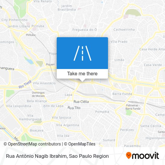 Rua Antônio Nagib Ibrahim map