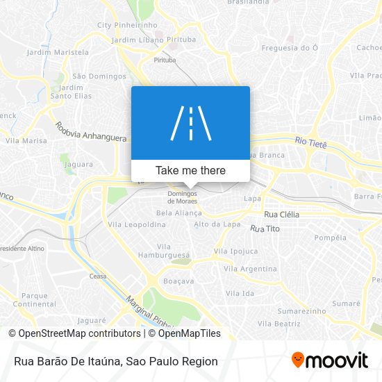 Rua Barão De Itaúna map