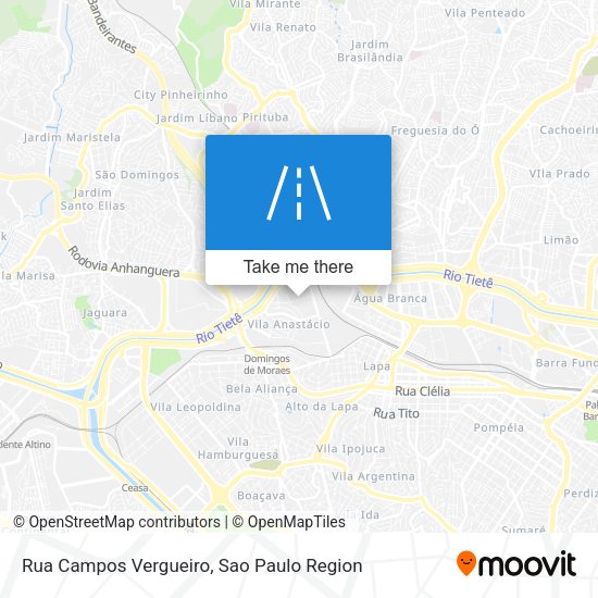 Rua Campos Vergueiro map