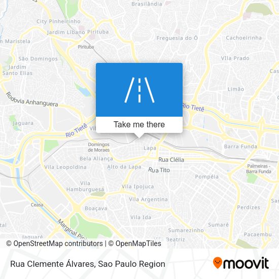 Rua Clemente Álvares map