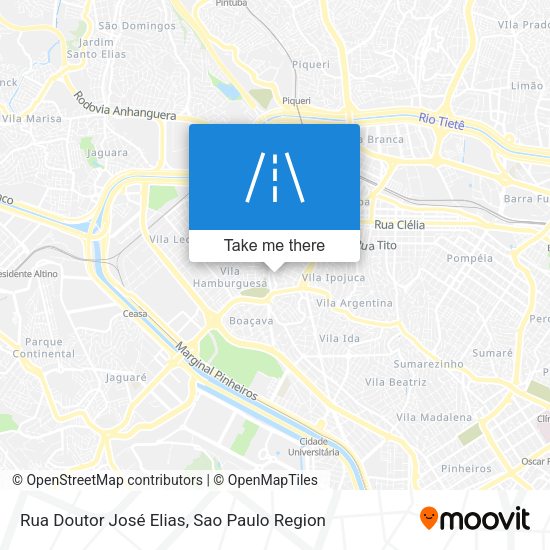 Rua Doutor José Elias map