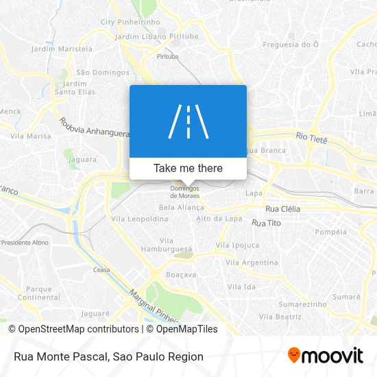 Rua Monte Pascal map