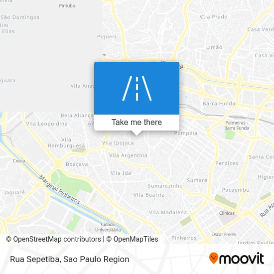 Rua Sepetiba map