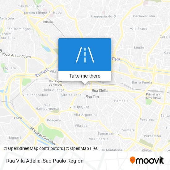 Rua Vila Adélia map