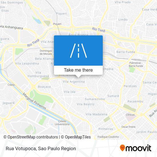 Rua Votupoca map