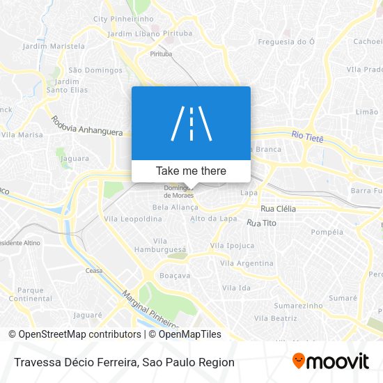 Travessa Décio Ferreira map