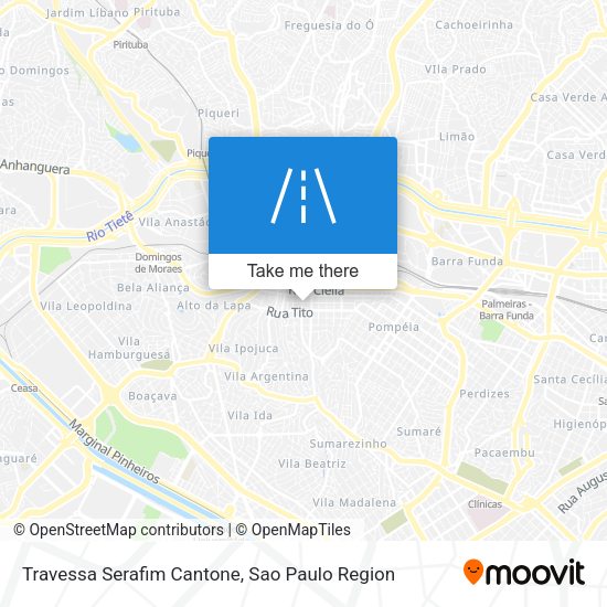 Travessa Serafim Cantone map