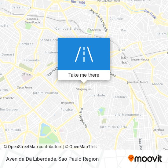 Mapa Avenida Da Liberdade