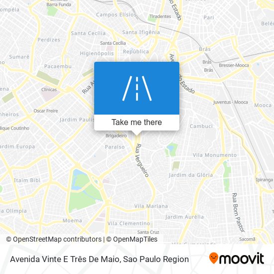 Avenida Vinte E Três De Maio map