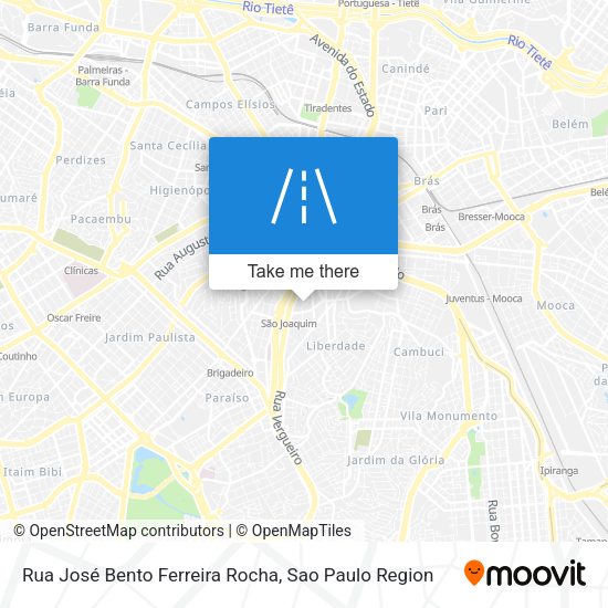 Rua José Bento Ferreira Rocha map