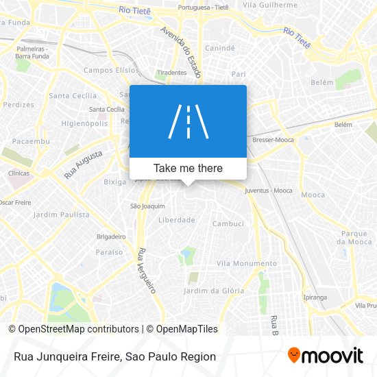 Rua Junqueira Freire map