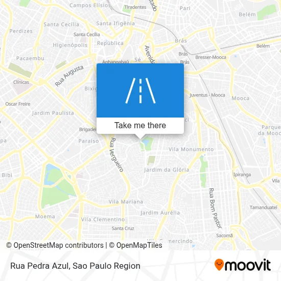 Rua Pedra Azul map
