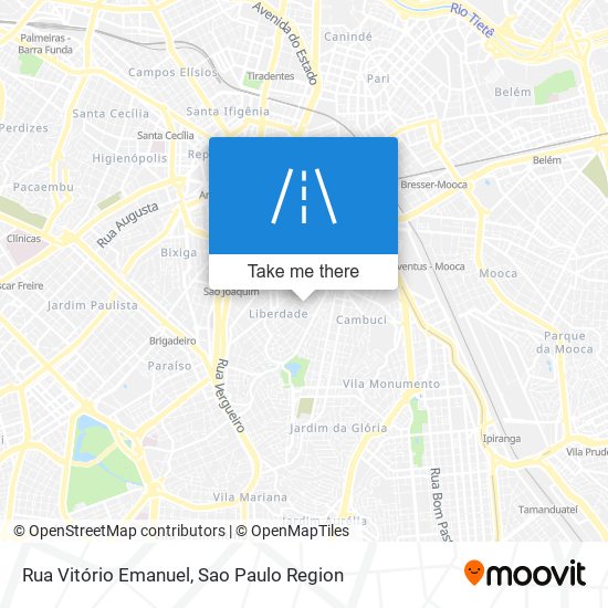 Mapa Rua Vitório Emanuel