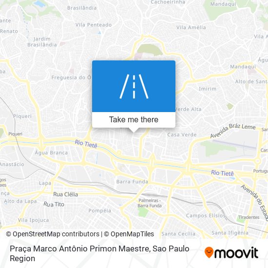 Praça Marco Antônio Primon Maestre map