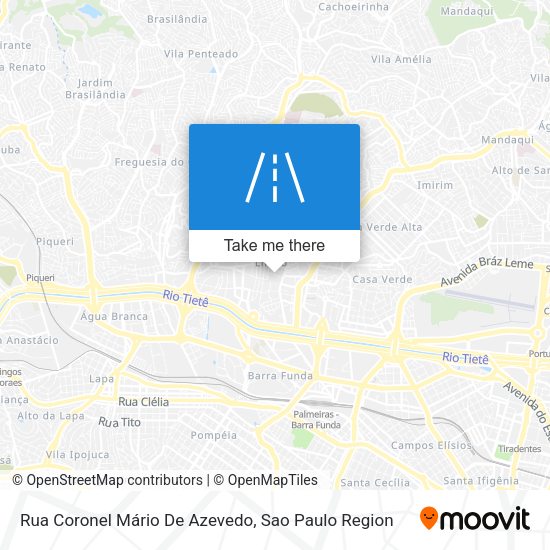 Rua Coronel Mário De Azevedo map