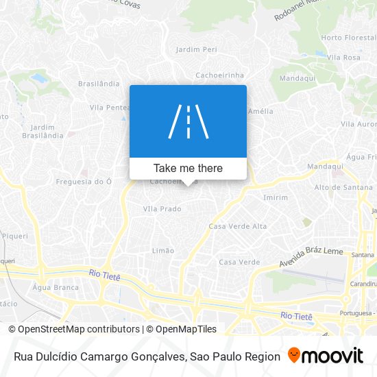 Rua Dulcídio Camargo Gonçalves map