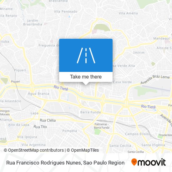 Rua Francisco Rodrigues Nunes map