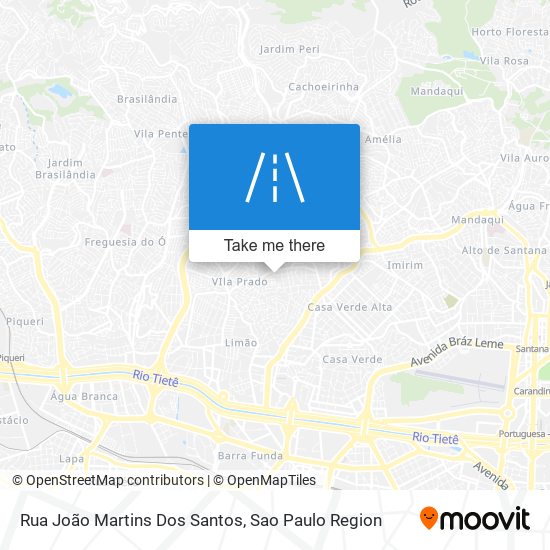 Rua João Martins Dos Santos map