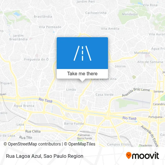 Rua Lagoa Azul map
