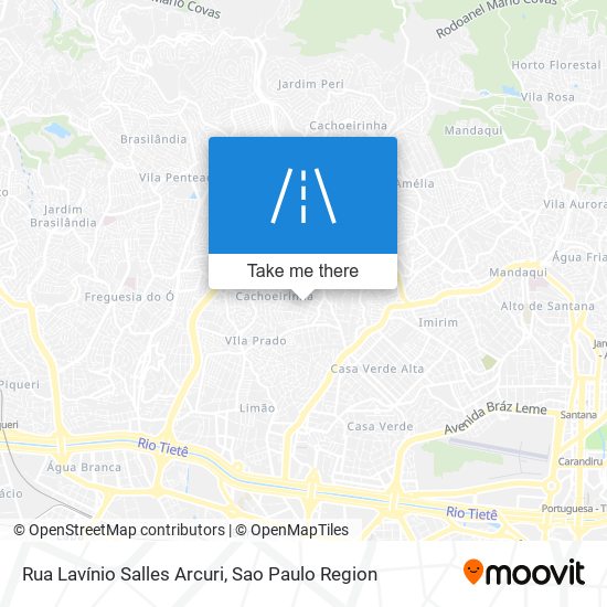 Rua Lavínio Salles Arcuri map