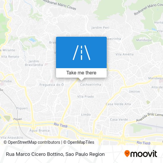 Rua Marco Cícero Bottino map