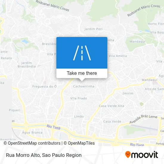 Rua Morro Alto map
