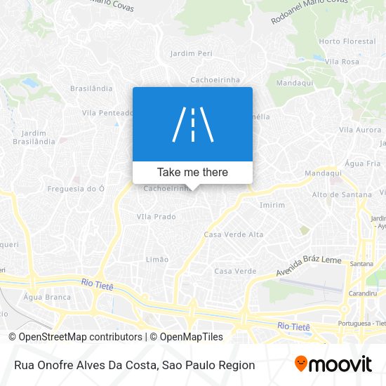 Rua Onofre Alves Da Costa map