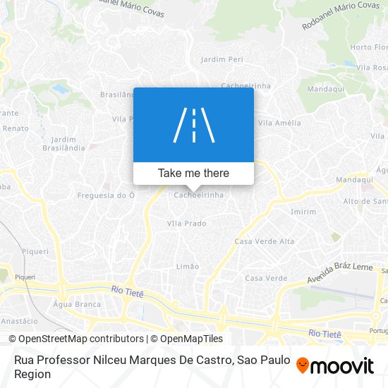 Mapa Rua Professor Nilceu Marques De Castro