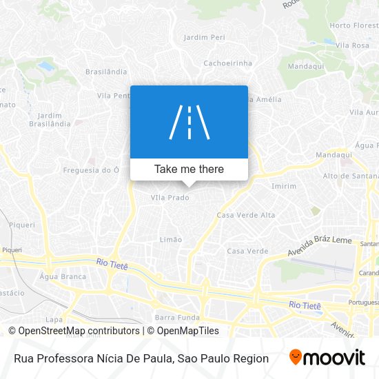 Rua Professora Nícia De Paula map