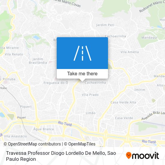 Travessa Professor Diogo Lordello De Mello map