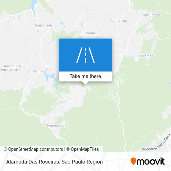Alameda Das Roseiras map