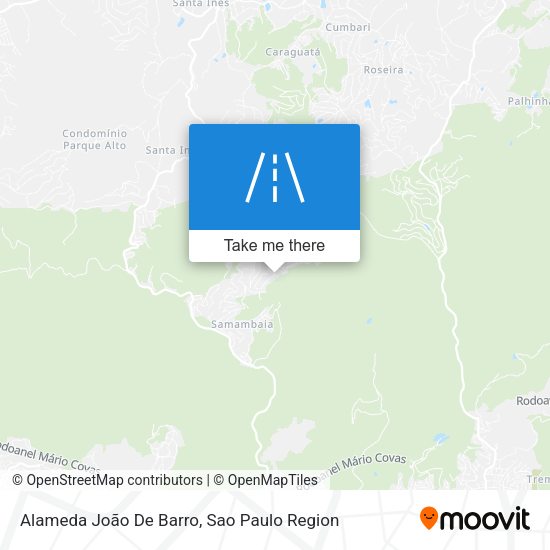 Alameda João De Barro map