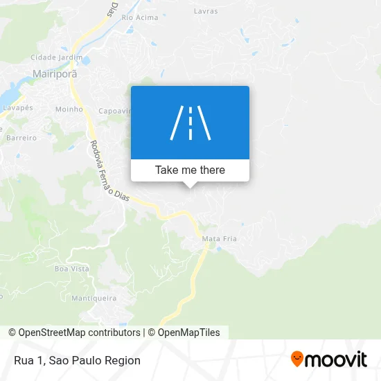 Rua 1 map