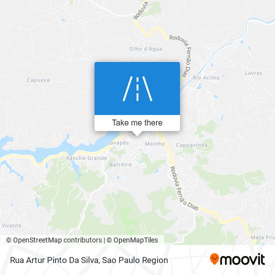 Rua Artur Pinto Da Silva map