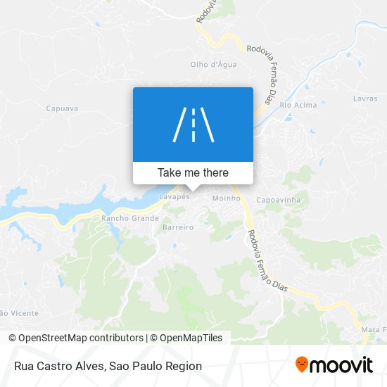 Rua Castro Alves map