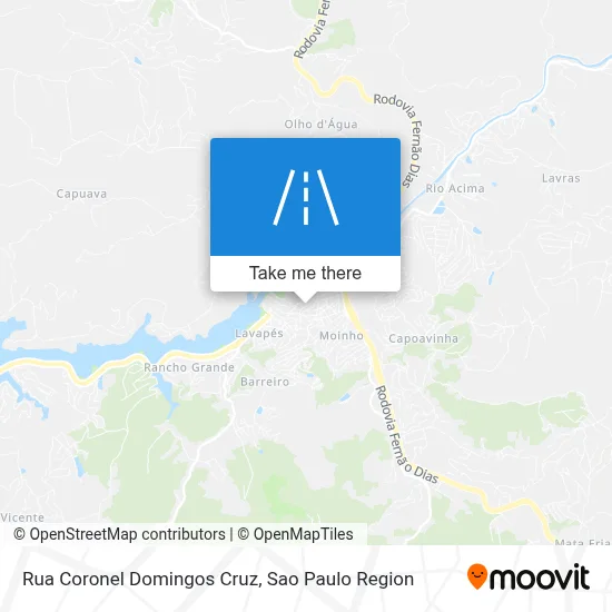 Rua Coronel Domingos Cruz map