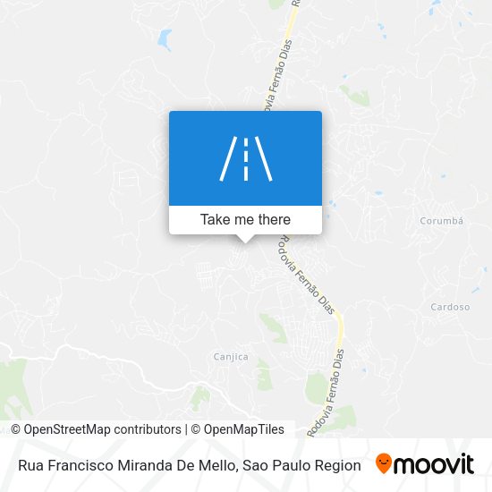 Rua Francisco Miranda De Mello map