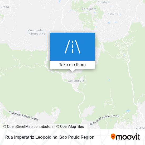 Rua Imperatriz Leopoldina map